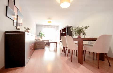 Baby-friendly apartment with private parking