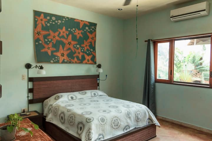 second bedroom has a pool view