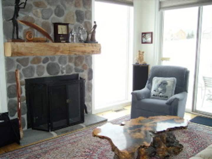 Удобна  всекидневна с много светлина и изглед