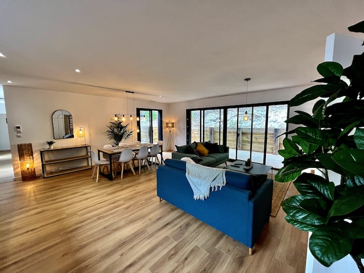 Villa Climatisée Avec Piscine Proche Du Lac - Lacanau