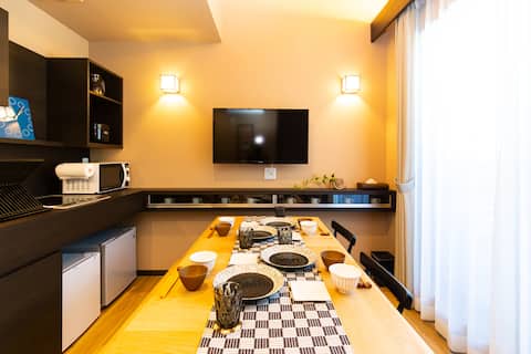 7 min to Yumoto Station｜7PPL｜Family Apt w/kitchen