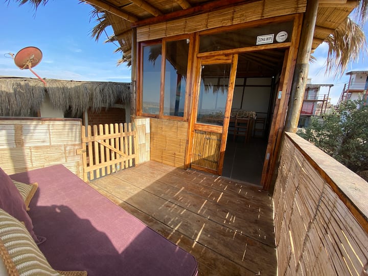 Bungalow 1
Segundo piso
Dormitorio 1 Matrimonial King
Terraza