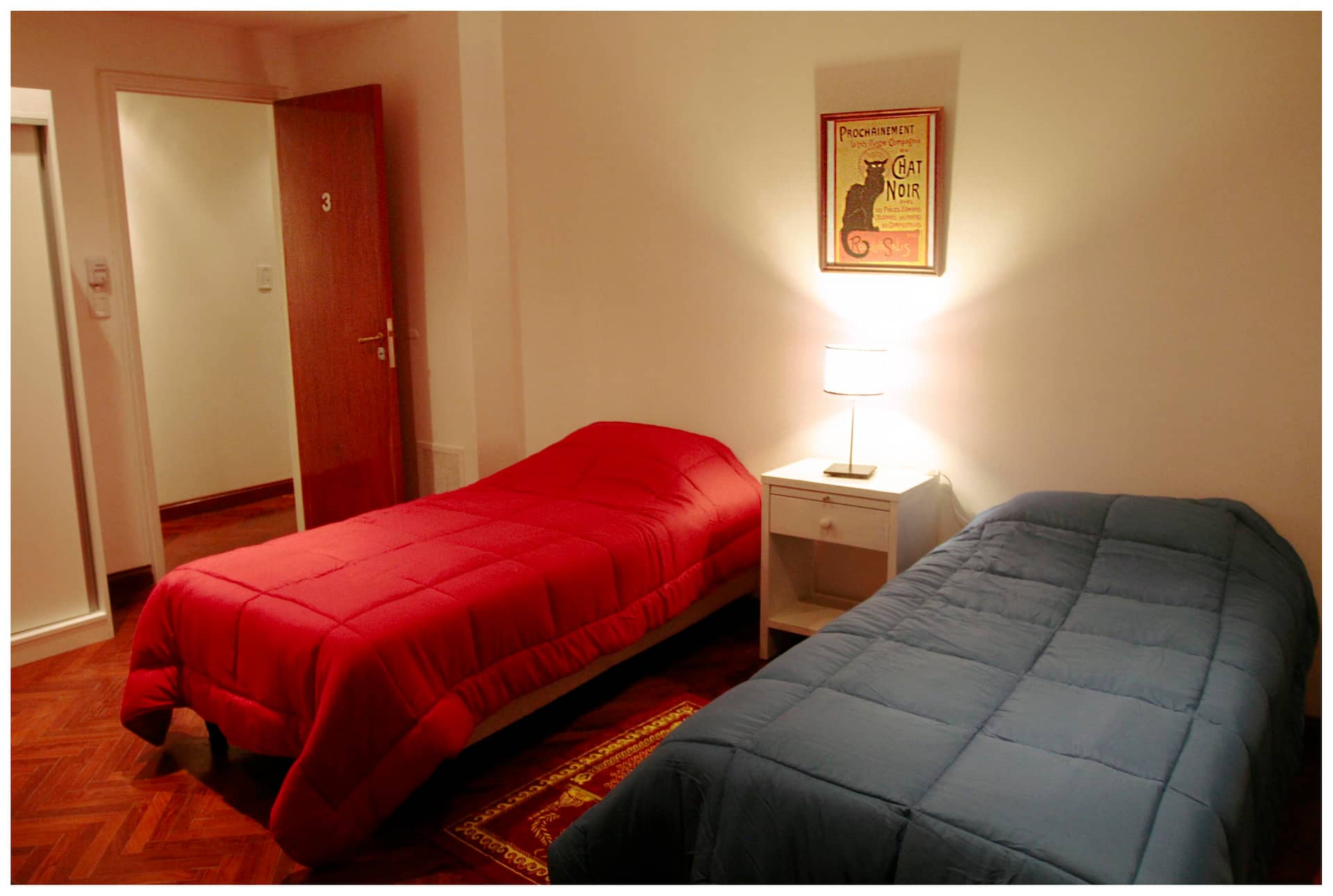 Shared room in a student residence in Monserrat
