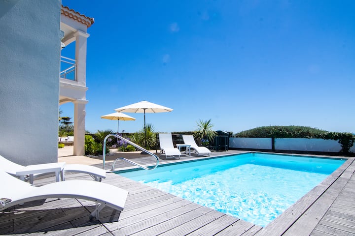 Superbe Villa Avec Piscine Chauffée Face à L’océan - La Baule-Escoublac