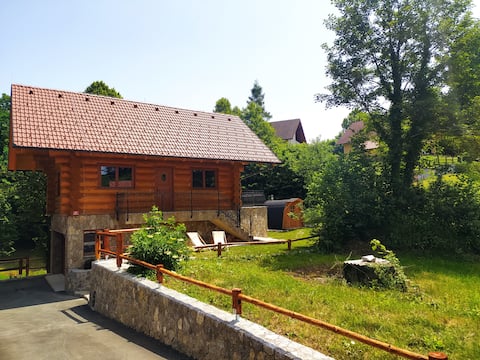 Biopark log cabin, for total pampering