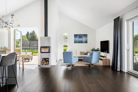 Newly-built house near the sea & cycling distance to Varberg