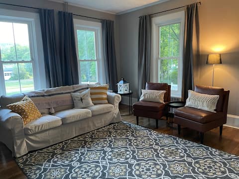 Elegant farmhouse with dog park and pirate ship!