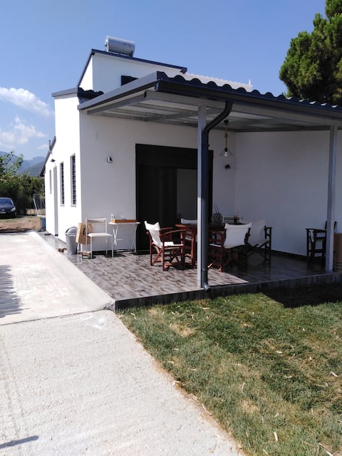 House with an attic by the sea