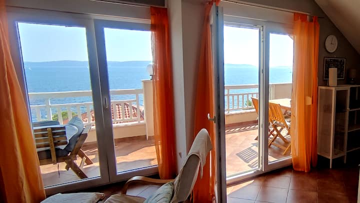 Panoramic Sea-view, Max Privacy, 50 M From Beach! - Seget Vranjica