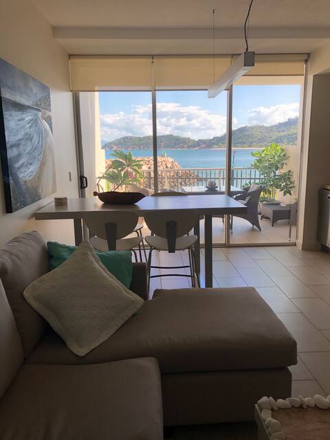 Popular Airbnb listing: “Seaview” Luxury apartment at Bright Point in Nelly Bay