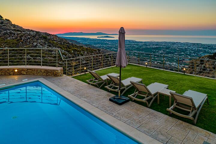Villa Lia with private eco pool and amazing view!