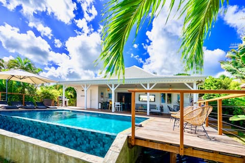 Villa Sunset 4* 200 m from the sea – heated pool