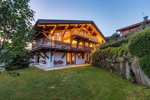 Chalet 5BR Quiet | Skilift 400m | Sauna | Fitness
