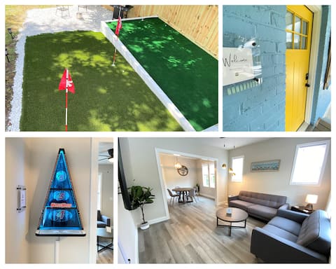 Bluestone Home/fun mini golf /5 minutes to DT&UT