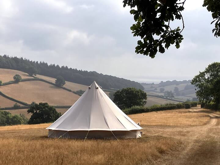 Secluded luxury Bell Tent Tents for Rent in Devon, England, United Kingdom Airbnb