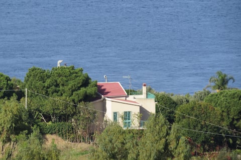 Villa Flora overlooking the Strait of Messina