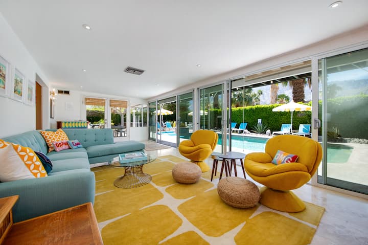 Desert Chic Escape | Pool & Cabana - Palm Springs, CA