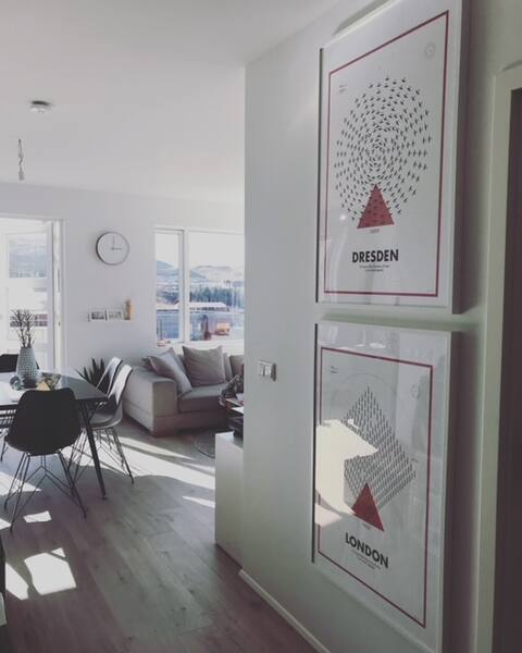Beautiful family apartment close to Reykjavik