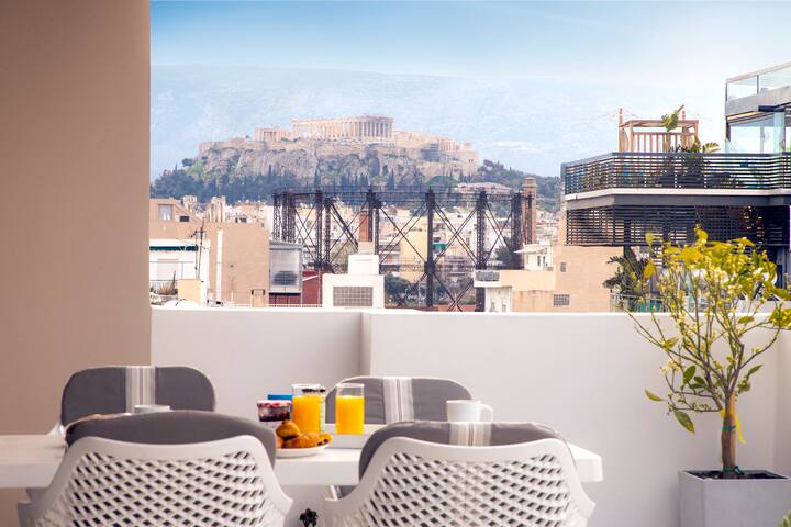 Amazing Acropolis View Penthouse with outdoor spa gallery image 2
