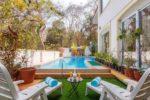 Casa Do Amor 6BHK villa w/Private pool & breakfast
