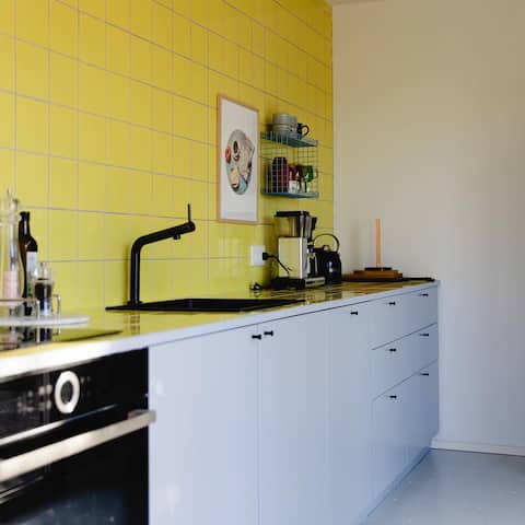 18b's container houses in a quiet and creative environment