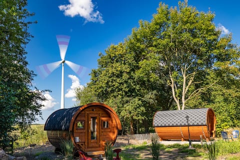 The sunflower, sleeping barrel with panoramic views