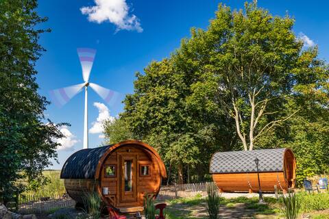 The sunflower, sleeping barrel with panoramic views