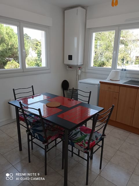 Popular Airbnb listing: 2-ROOM APARTMENT LOCATED IN A 1900 VILLA in Pornichet