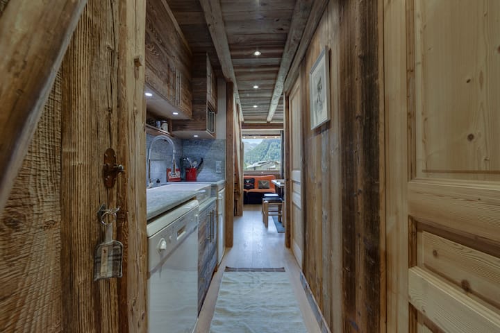 Appartement Esprit Chalet - Splendide Vue Montagne - Bonneval-sur-Arc