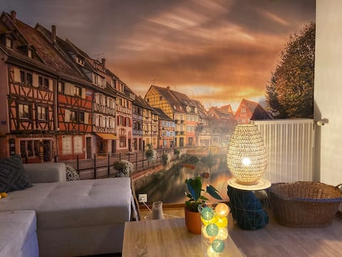 "L'Alsacienne"in a typical house