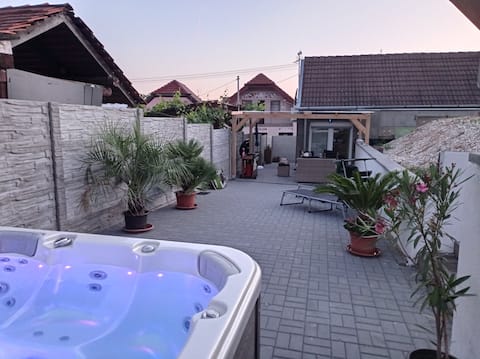 Holiday home 
with wine cellar and hot tub