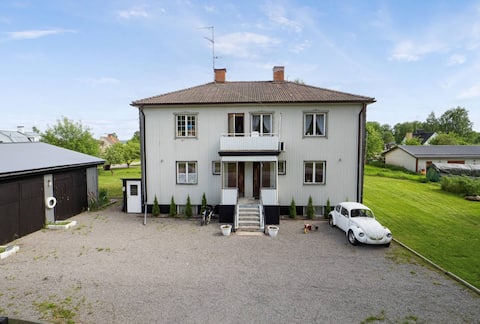 House in the country near lake in Dalarna