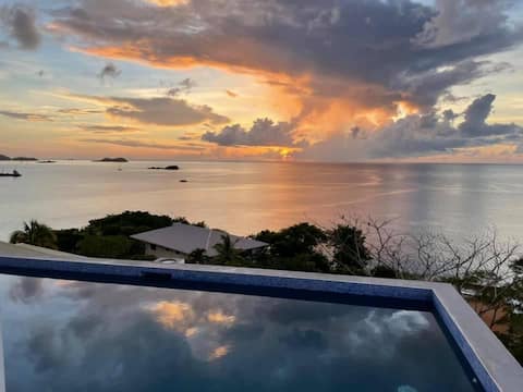 Stylish new luxury villa with expansive views