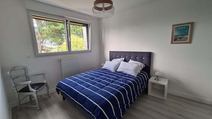 ห้อง 2 วิวทะเล - เตียงขนาดใหญ่ 160x200 - ตู้เสื้อผ้าขนาดใหญ่