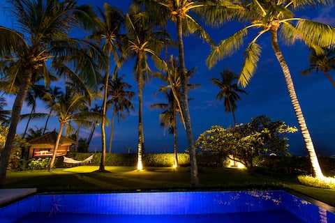 5 Star Ocean-Front Villa and Private Gym near Amed