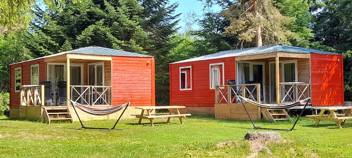 Mobile Home Au Camping Familial - Aude
