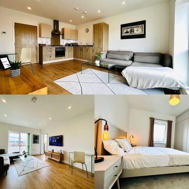 Lovely Minimalist Apartment W Balcony & Parking Apartments for Rent in Tilehurst, England