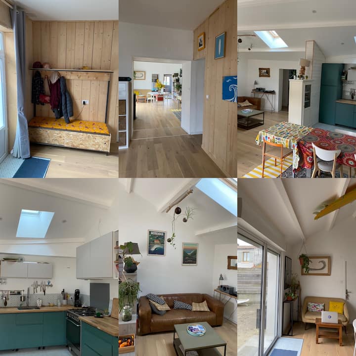 Agréable Maison De Ville Avec Extérieur Et Parking - 拉洛歇爾