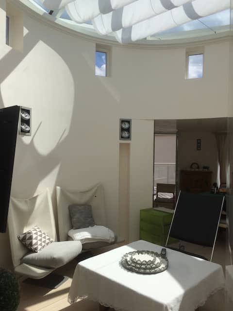 Top Airbnb: Penthouse with terrace in Sankt Moritz Dorf in Sankt Moritz