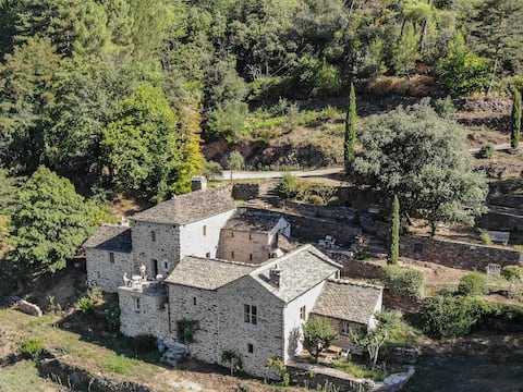 Monumental Mas with natural swimming pool
