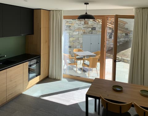 Newly build studio near forest and lake Sils