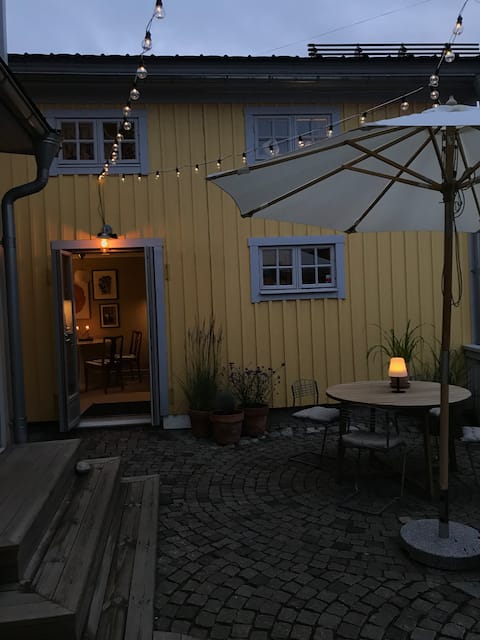 Unique newly renovated courtyard house in Old Gävle