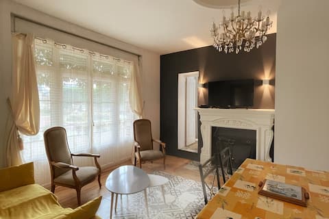 Ground floor chalet, beautiful apartment with garden