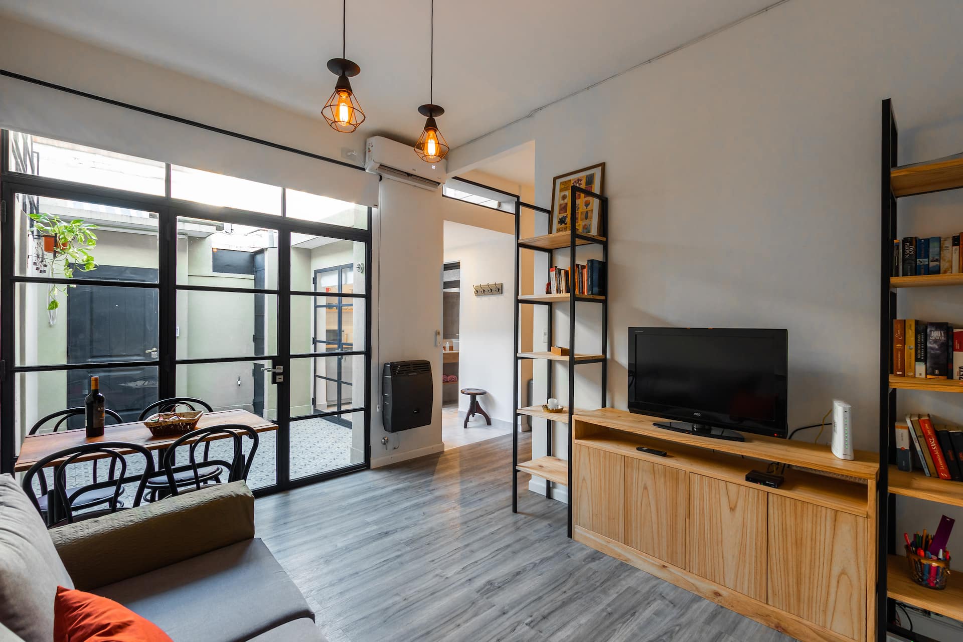 Departamento de 1 dormitorio con patio en Palermo