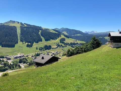 Top Airbnb: 1/2 chalet 99m2 with panoramic view in Notre Dame De Bellecombe