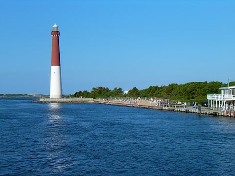 Ocean-Side Beach House, Barnegat Light, Nj. 08006