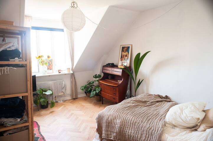 Charmende og central lejlighed med en smuk udsigt