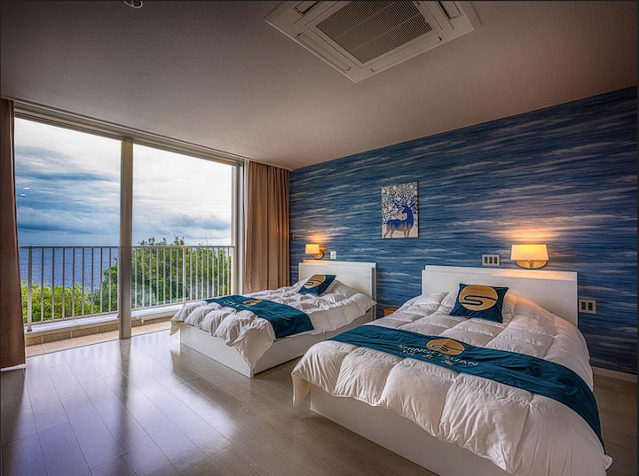 Ocean view bedroom