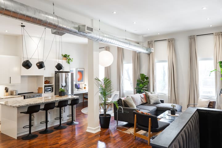 Spacious 3-Bedroom Loft in Leslieville