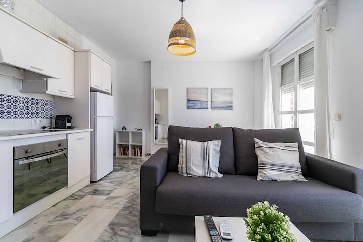 Salón comedor con cocina integrada